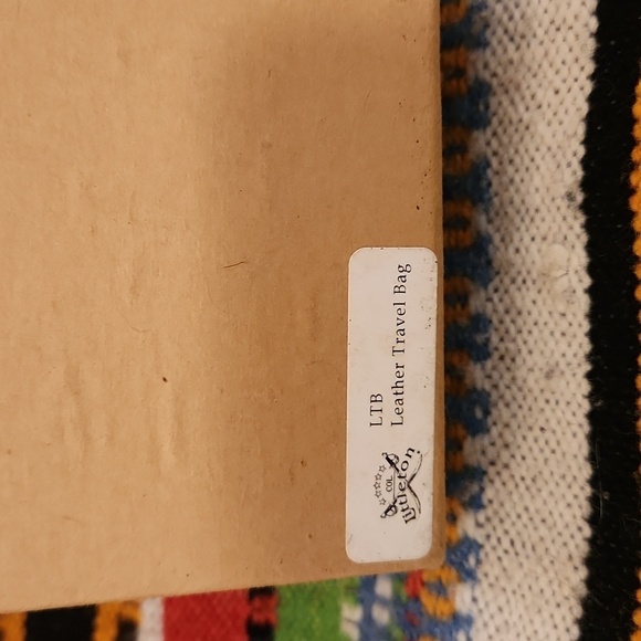 Col. Littleton Fine Leather Travel Bag Pouch Vintage - Picture 6 of 8